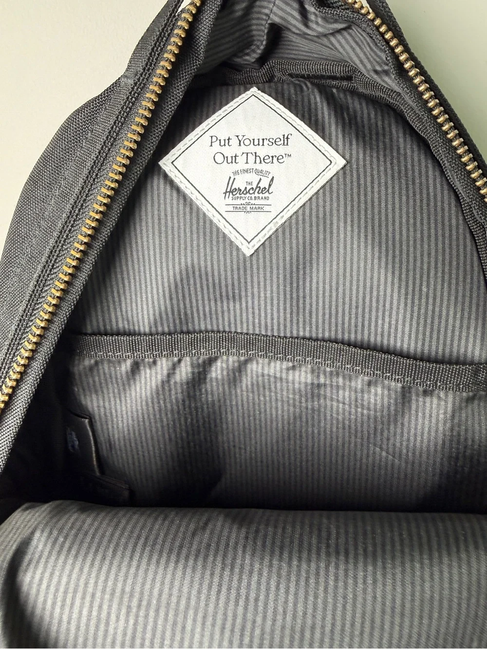 Herschel Nova Mini Backpack Black Gold Hardware OS